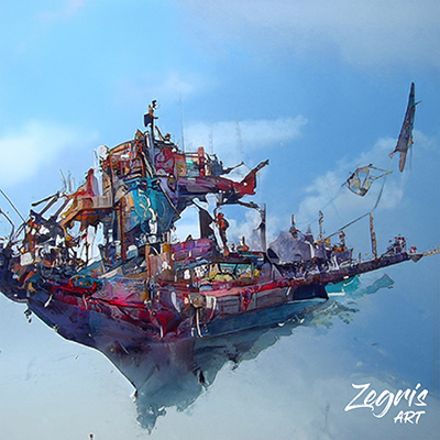 Zegris Art - Floating City preview